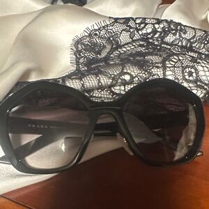 Prada Elegant Black Sunglasses